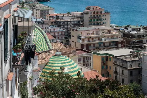 Maiori seen from the Lemon Path between Maiori and Minori