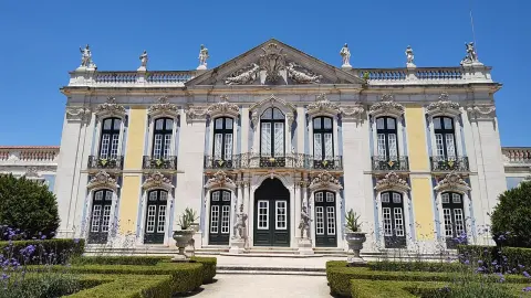 The main facade of Queluz Palace