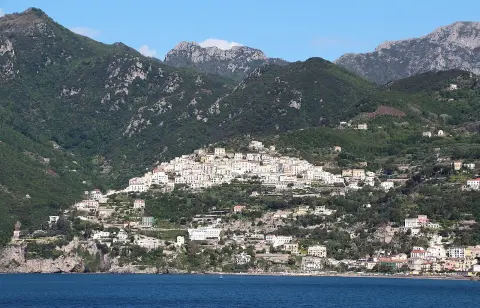 Raito village on the hillside above Vietri sul Mare