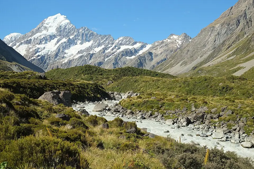 Photograph of Aoraki / Mount Cook, New Zealand